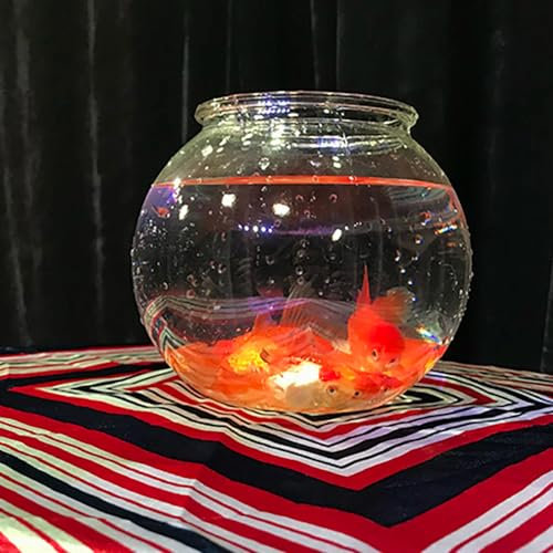 Magic Goldfish Bowl Small Magic Tricks Fish Appearing in Empty Bowl Magic Magician Stage Close Up Illusions Gimmicks Prop Mentalism Accessories