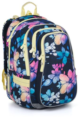 TOPGAL Schulrucksack für Mädchen ab - 3. Klasse - LYNN 24008 (Kirschblüten)