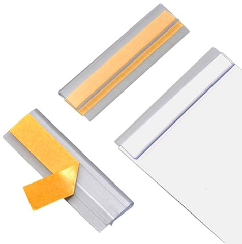 SPRINTIS - Klemmschienen, 50 mm, 1 mm, selbstklebend, 100 Stück