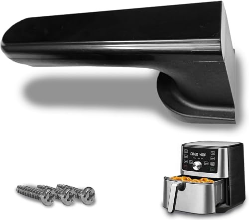 chengziyue Replacement Handle for Fryers Air Fryer Griff Ersatzteile für Instants Vortex Plus 6QT Luftfritteusen, Verbessertes Nylon-Material, Schwarz