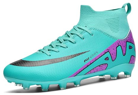 MINGSIBO Fußballschuhe Herren Kinder Fußballtraining,Training, professionelle Fußballschuhe, Fußballschuhe.Grün 33