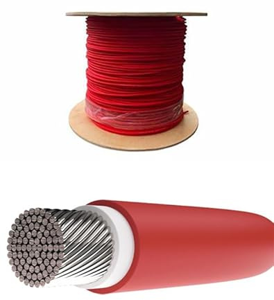 NAK Solarkabel H1Z2Z2-K 6mm2 PV Kabel Rot 30m