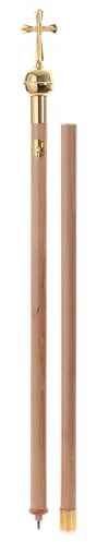 Holyart Hampe pour dais de Procession Bois h 220 cm