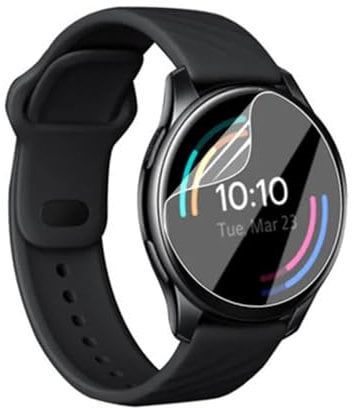 Snailcanfly 5pcs Hydrogel Film Screen Protector for OnePlus Watch 2/1 1.43 Smart Watch Flexible HD Transparent TPU Protective Film Ultra-thin Self-Healing Anti scratch Not glass