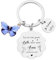 FGHJK Cadeau Meilleure Amie Porte Clef Meilleure Amie Cadeau Amie Anniversaire Cadeau Noël Amie Porte-clés Amitié Cadeau Amitié Cadeau de fin d'études universitaires (3)