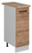 Vicco Apothekerschrank R-Line, Goldkraft Eiche, 30 cm AP Eiche