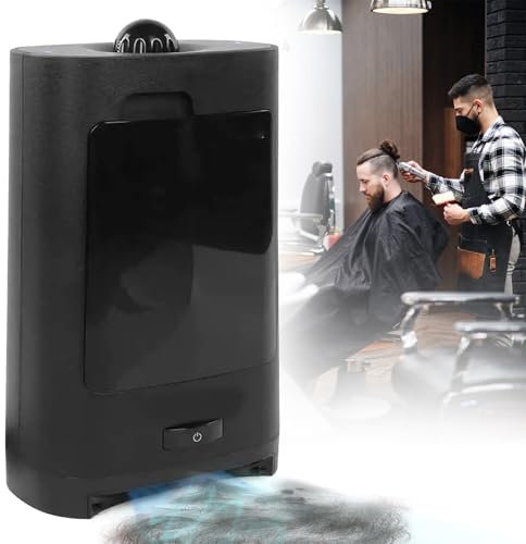 Barbershop Electric Trash Can, 2.7L Hairdressing Salon Vacuum Cleaner with LED Indicator Light, Broken Hair Function and Element Filtration, 1400W Touchless Stationary Vacuum Cleaner