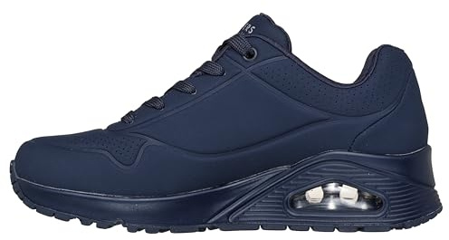 Skechers Uno Stand on Air Baskets pour Femme, Dark Navy Durabuck/Mesh, 39.5 EU