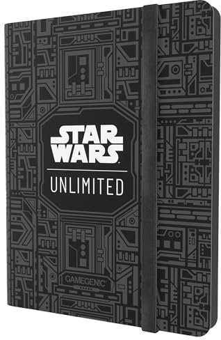 Gamegenic, Star Wars: Unlimited Casual Album 18-Pocket – Unlimited Pattern, 20 Seiten, 18 Einstecktaschen pro Seite, seitliche Öffnung, für bis zu 360 Karten