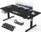 Devoko Höhenverstellbarer Schreibtisch Elektrischer, 180x80cm, Schreibtisch mit Schubladen, USB-A Ladeanschluss, Computertisch mit Kabel Management Tray, Standing Desk mit 3 Memory Funktion Schwarz