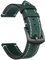 Bihahyj Uhrenarmband Crazy Horse Leder Uhrenarmband 18mm-24mm Schnellverschluss, Farbe 7 Schwarz, 24 mm