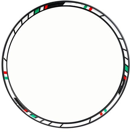 SYMWBD Adesivi per Cerchioni Adesivi per Cerchi Moto Adesivi Catarifrangenti Notturni per Ducati Hypermotard 950 Adesivi Decorativi Adesivo per mozzo Ruota(Colore 5)