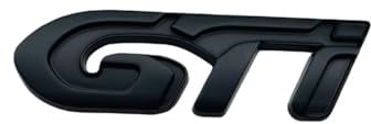 LFXLDS Für Peugeot 308 2013 2014 2015 2016 2017 Schwarz Heck Emblem Ersatz,3D Löwe Buchstaben Zahlen Logo Schriftzug Aufkleber Zeichen Kofferraum Heckklappe ABS Auto Tuning Zubehör,GTI Emblem