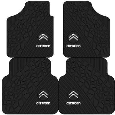 WEQTYSAB Auto Bodenmatte, für Citroen C4 2021-2025 Vorne Hinten wasserdichte rutschfeste Abriebfest Coverage Schutz Fussmatten Zubehör