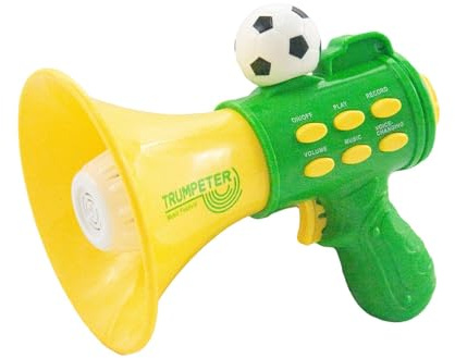 CoudarTitie Voice Changer Toy Megaphone Mini Toy Recorder Sound Effects PP Material Suitable for Children's Parties Creative Games Gift Daily Use, Green