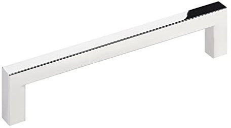 SOTECH Möbelgriff E8 BA 128 mm Edelstahl SS201 poliert, Kommodengriff Schranktürgriff für Küche Bad und mehr