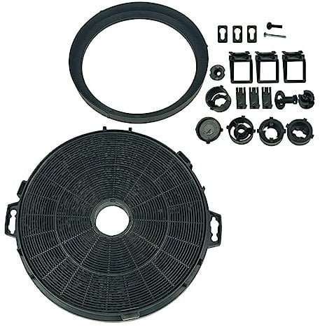 Aktivkohlefilterset Kohlefilterkit rund 210mm Dunstabzugshaube Alternativ für Typ Elica auch Ariston Indesit Hotpoint Scholtès ElektraBregenz Alno Zanussi Whirlpool