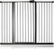 Safetots Extra Tall Metal Safety Gate Pressure Fit, 126.7cm - 134.3cm, Matt Black, 104cm in Height, Extra Tall Stair Gate, Tall Baby Gate, Easy Installation