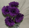 A1-Homes - Grande gerbera artificielle à tige simple - Effet très dramatique - Jardin d’intérieur, violet, Lot de 12