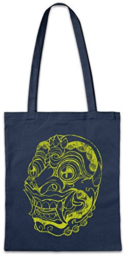 Urban Backwoods Chinese Dragon Head II Hipster Bag Beutel Stofftasche Einkaufstasche