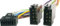 Audioproject A412 - Kit adaptateur radio pour voiture - prise universelle ISO - boîtier + 16 contacts à sertir haut-parleur + alimentation voiture compatible avec VW Opel Ford Mercedes