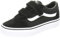 Vans Ward V Suede, Jungen Sneaker, Schwarz ((Suede/Canvas) Black/White Iju), 31.5 EU