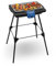 Moulinex Accessimo Barbecue électrique de table avec pieds, Barbecue d’extérieur, Nettoyage facile, Bac à eau, Réduction de la fumée et des odeurs, Fabriqué en France BG135812