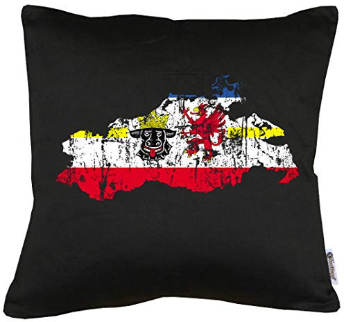 TShirt-People Mecklenburg Vorpommern Bundesland Kissen mit Füllung 40x40cm