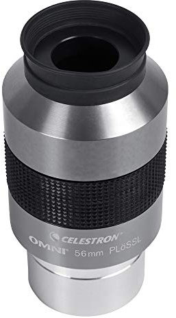 Celestron 93328 Omni 2 Eyepiece with 56 mm Ultra-Long Focal Length and Superior Light Transmission - Suitable for Viewing Deep Sky Star Clusters, Nebulae and Galaxies, Silver/Black