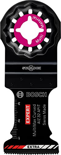 Bosch 5x EXPERT MultiMax AIZ 32 APIT Tauchsägeblätter (für Edelstahlbleche, Faserkunststoffe GFK, CFK, Breite 32 mm, Professional Zubehör Multifunktionswerkzeug)