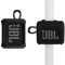 TXesign - Custodia in silicone per altoparlante portatile JBL Go 3 da viaggio, custodia protettiva per altoparlanti, con cinturino di montaggio per altoparlante da bicicletta, colore: Nero