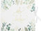 Miss Lovely Gästebuch OH Baby Botanical Eukalyptus Blätter-Kranz weiß grün & Gold Dekoration Accessoires Zubehör Baby-Party Gender-Reveal Schwangerschaft & Geburt Mädchen & Junge