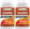 Best Naturals Inositol 1000 mg 120 Tablets - Manufactured in a USA Based GMP Certified and FDA Inspected Facility and Third Party Tested for Purity. Guaranteed!! (120 Count (Pack of 2))