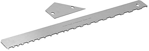 Luthiers Tool, Guitar Neck Lineal Set Fret Rocker String Height Gauge Neck Notched Straight Edge for Lectric Guitar for Guitar