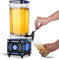 REAWOW 3L Getränkesäule Beer Tower Dispenser Drink Dispenser mit LED Lights Abnehmbar Einfach zu Reinigen Keg Tag für Küchenparty (schwarz)