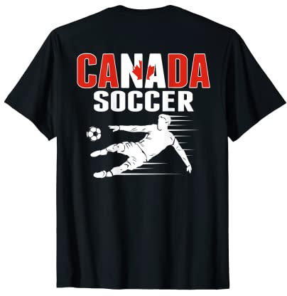 Kanada Fußball-Trikot – unterstützt kanadische Fußballmannschaft T-Shirt