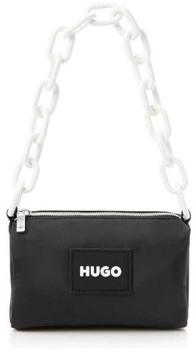HUGO Bel Shoulder Bag N. Damen Shoulder Bag, Black1