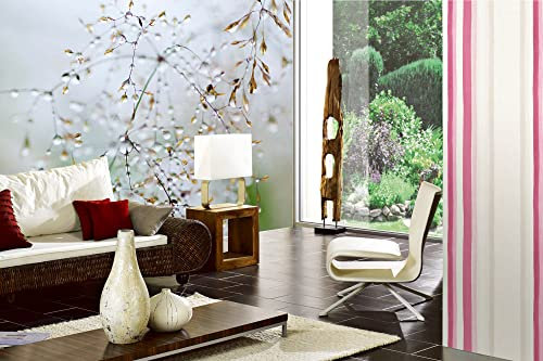 Vlies Fototapete ZWEIG MIT WASSERTROPFEN 375 x 250 cm (inkl. Kleister) - Vlies Tapete, Wandtapete, Wandbilder - Tapete für Wohnzimmer Schlafzimmer, Büro, Küche - Montagefertig