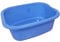 11 Litres Washing Up Bowl Rectangular Plastic Multi-Purpose Basin Mixing Sink Tidy Organizers (Light Blue)