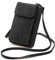 Crossbody Tasche, Brieftasche Damen Umhängetasche, Handytasche zum Umhängen, PU Leder Damen Umhängetasche, Leder Viele Fächer Handy Schultertasche, Handytasche Geldbörse für Frauen. (Schwarz)