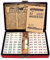 HUIOP Mahjong numéroté Chinois Ensemble 144 tuiles Mah-Jong Set Jouet Chinois Portable avec boîte,Jeu de Mah-Jong