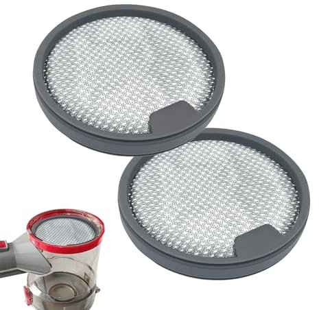 RUCUDIM HEPA Prefiltro 2 unidades HEPA Filtros para Aspiradora Dreame T10 T20 T30 para Xiaomi G9 G10 Aspiradora, Lavable, Accesorio de Aspiradora, Reutilizable