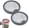 RUCUDIM HEPA Prefiltro 2 unidades HEPA Filtros para Aspiradora Dreame T10 T20 T30 para Xiaomi G9 G10 Aspiradora, Lavable, Accesorio de Aspiradora, Reutilizable