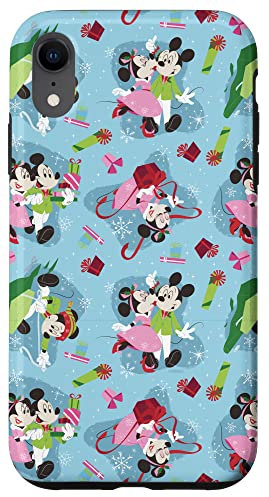 iPhone XR Disney Mickey & Minnie Mouse Holly Jolly Gifts Case
