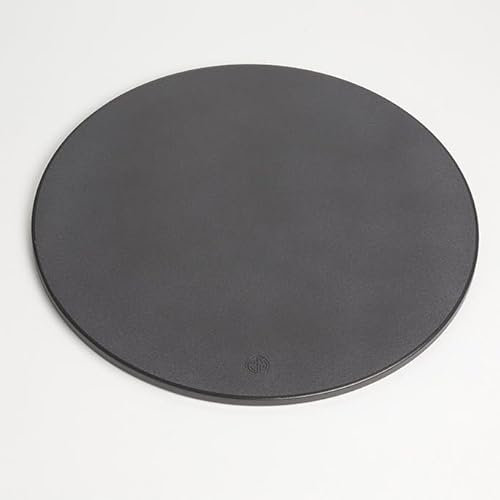 Pizza Stone, Black, Round, 16 Dia.