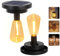 NEWNEN Solar Lights Replacement Top Panel Lantern: 7cm Warm White Replacement Solar Light Top with Bulb Lights for Lantern Outdoor Garden 2Pack