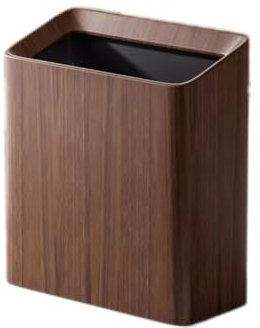 SNRKOL Poubelle de recyclage des déchets en bois de style japonais, poubelle rectangulaire, poubelle en bois, poubelle carrée de ferme, for salles de bains, salle d'eau, cuisine, bureau à domicile