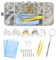 Brillen Reparatur Set, 25 Paar Nasenpads Silikon Schraubbrillen Nasenpads für Schraubbrillen, inklusive Schrauben, Pinzette, 2 Brillenputztücher und Schraubendreher, Universelles Kit