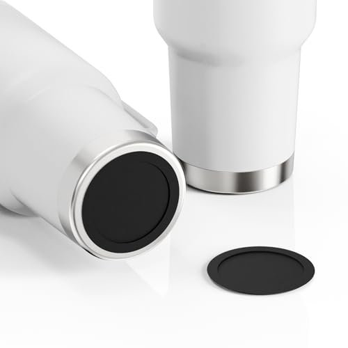 Linkidea 6 Pack Water Bottle Bottom Pad Compatible with YETI Rambler Tumbler, Travel Mug 20oz/30oz, Silicone Anti-Slip Bottle Base Silencer Rubber Protector