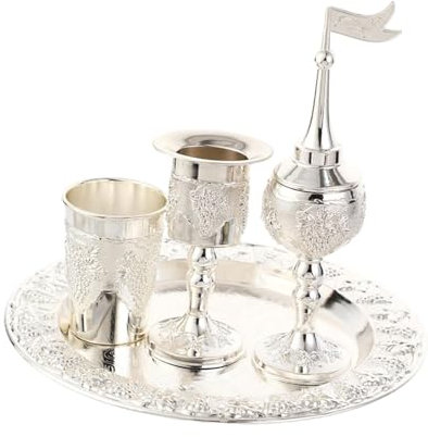 KESOTO Weinkrug Und Weinglas Set, Karaffe Und Gläser Set für Wohnzimmer Und